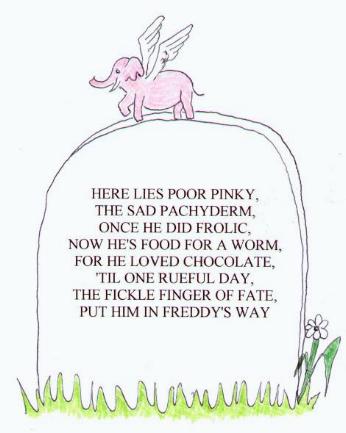 program cover from Pinky's Wake--used by special permission